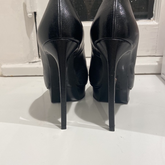 Saint Laurent black platform pumps size 36.5 - Picture 2 of 5